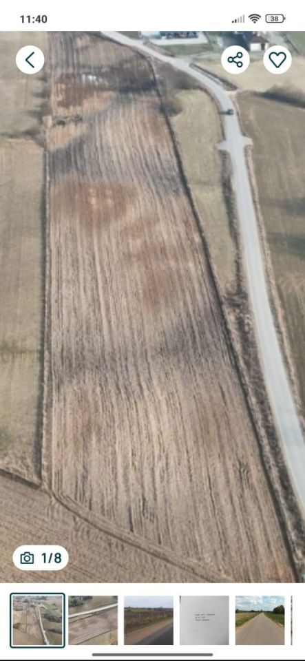 Działka rolno-budowlana Nowinka. Zdjęcie 5