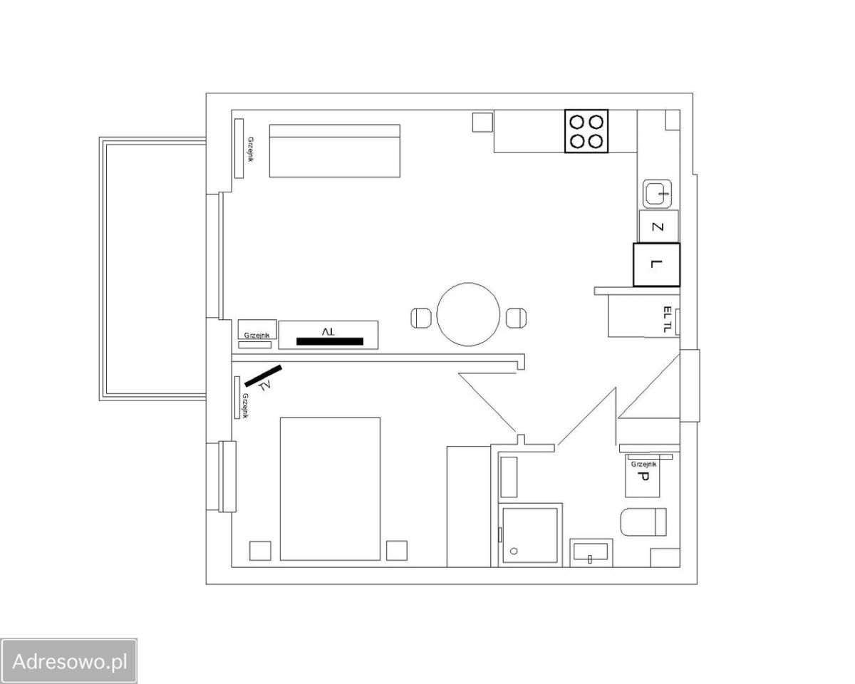 Mieszkanie 2-pokojowe Rumia, ul. Jeziorna. Zdjęcie 3