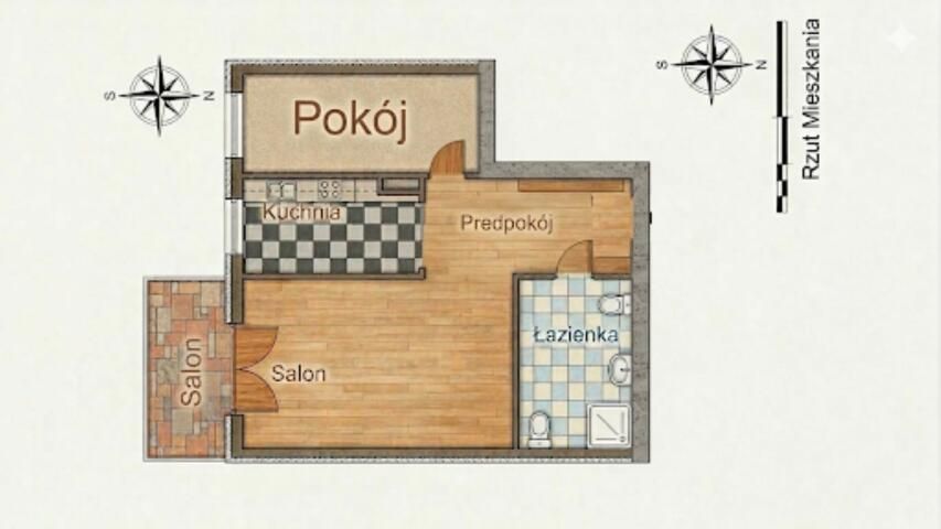 Mieszkanie 2-pokojowe Elbląg, ul. 3 Maja. Zdjęcie 15