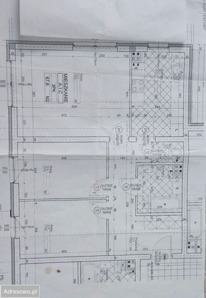 Mieszkanie 3-pokojowe Łódź Nowe Złotno, ul. Traktorowa. Zdjęcie 11