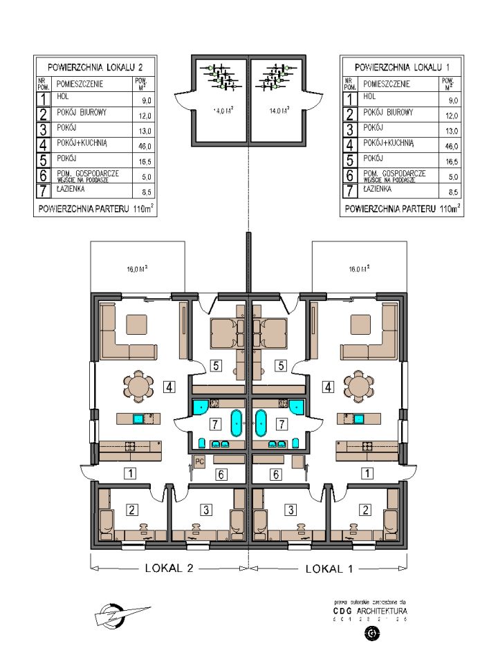 bliźniak, 4 pokoje Byków, ul. Olchowa. Zdjęcie 5