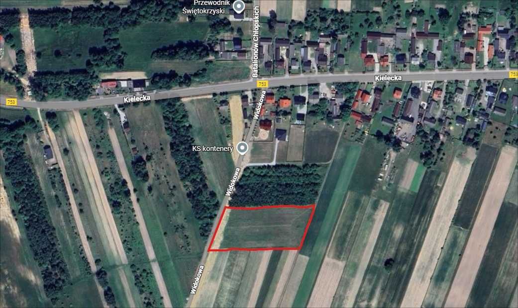 Działka budowlana Bieliny, ul. Widokowa. Zdjęcie 2