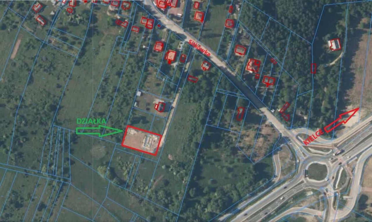 Działka budowlana Chęciny, ul. Sitkówka. Zdjęcie 5
