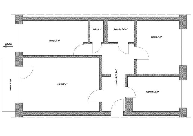 Mieszkanie 3-pokojowe Łódź Bałuty, ul. Franciszkańska. Zdjęcie 1