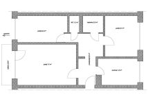 Mieszkanie 3-pokojowe Łódź Bałuty, Franciszkańska