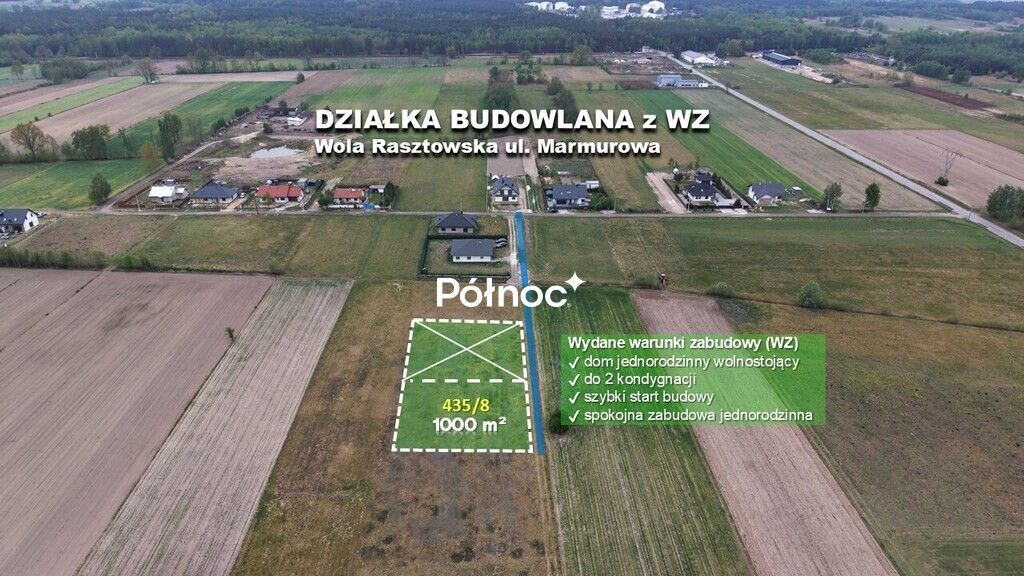 Działka budowlana Wola Rasztowska. Zdjęcie 2