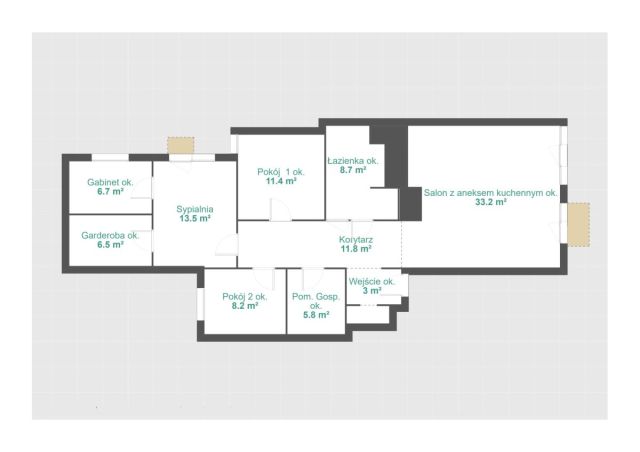 Mieszkanie 4-pokojowe Poznań Wilda, ul. św. Czesława. Zdjęcie 20