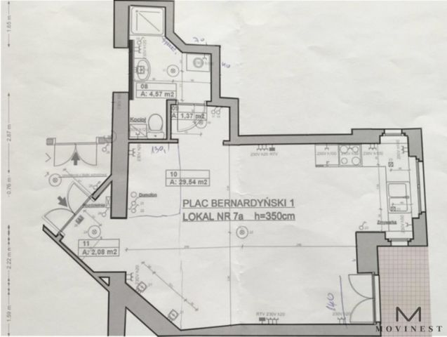Mieszkanie 1-pokojowe Poznań Stare Miasto, pl. Bernardyński. Zdjęcie 14