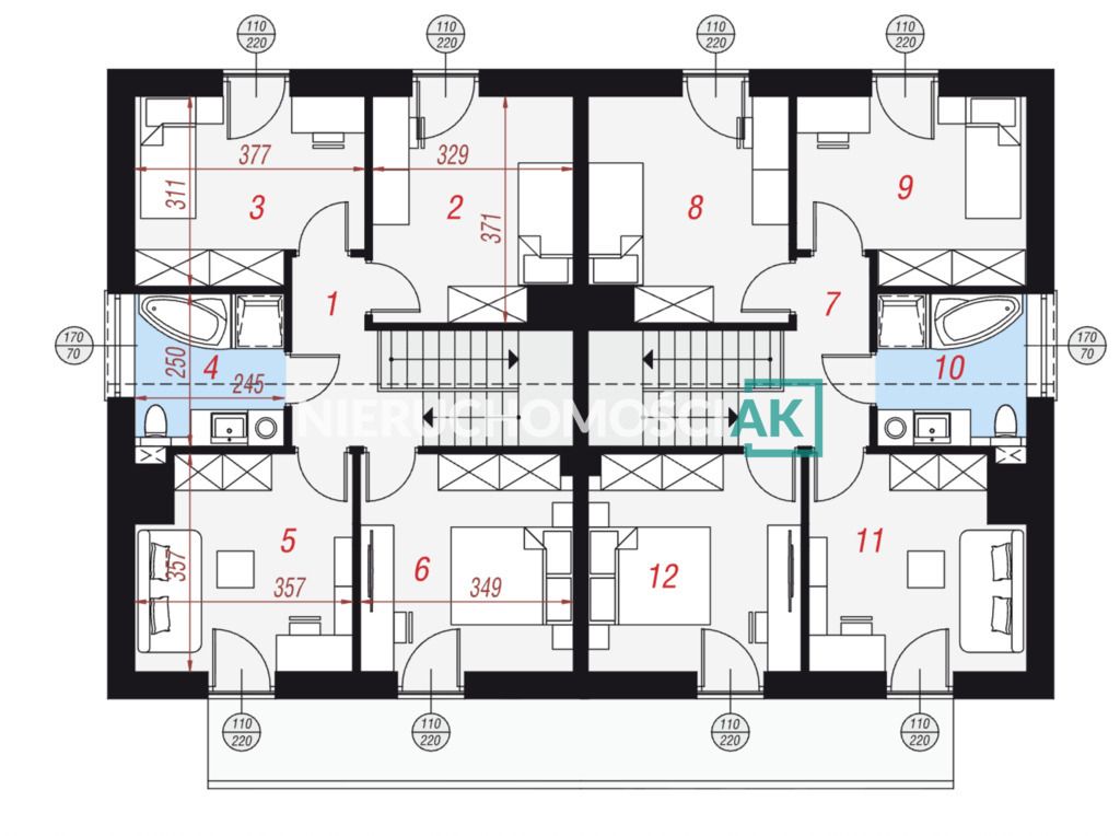 dom szeregowy, 4 pokoje Rumin. Zdjęcie 21
