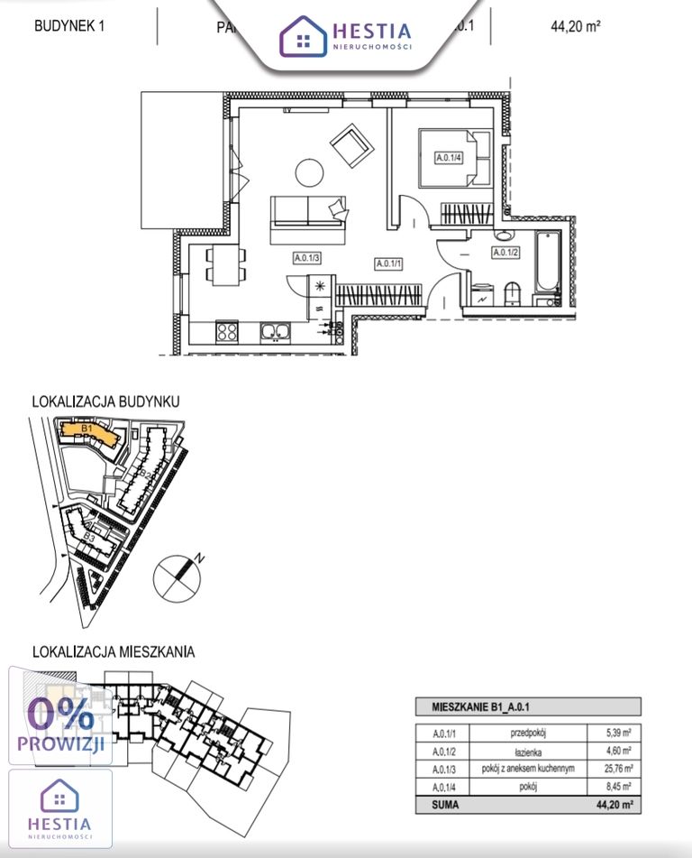 Mieszkanie 2-pokojowe Szczecin Warszewo, ul. Włodzimierza Ostoi-Zagórskiego