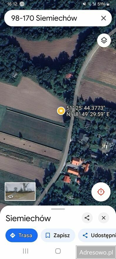 Działka budowlana Siemiechów. Zdjęcie 2