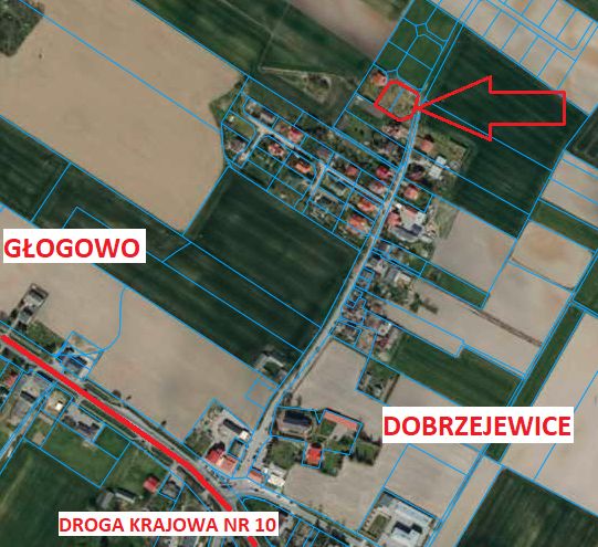 Działka budowlana Głogowo, ul. Kościelna. Zdjęcie 2