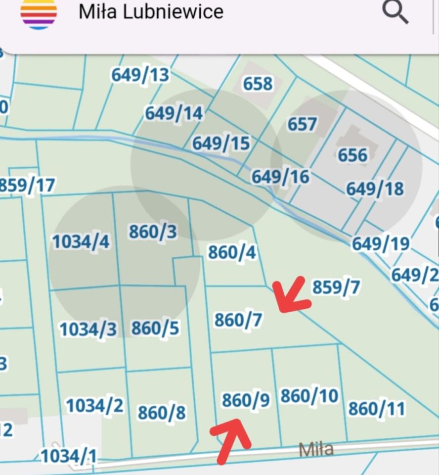 Działka budowlana Lubniewice, ul. Miła. Zdjęcie 3