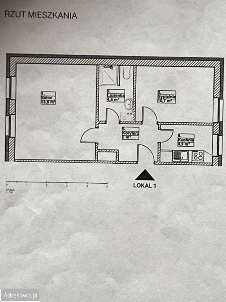 Mieszkanie 2-pokojowe Police, ul. Tadeusza Kościuszki. Zdjęcie 2