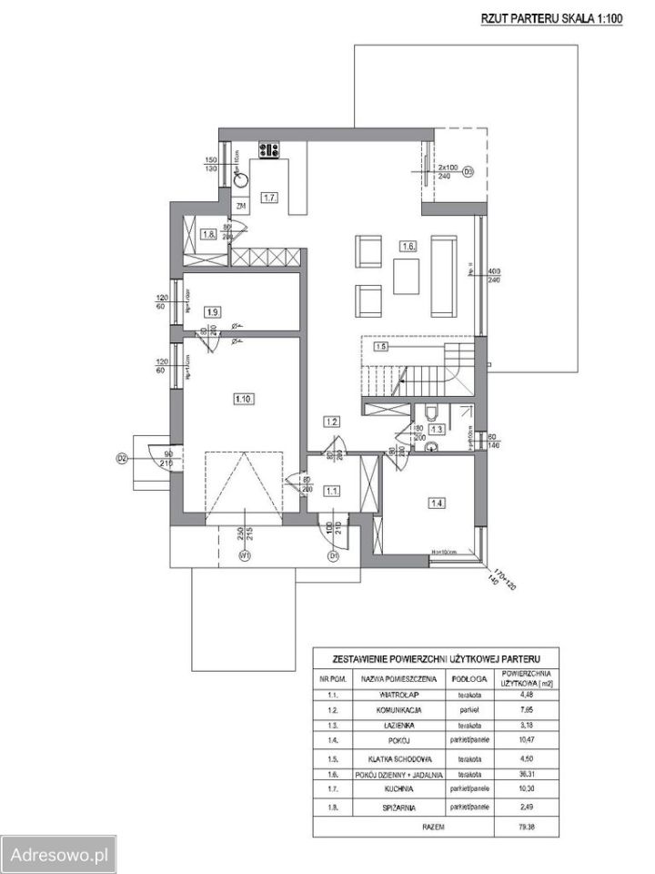 dom wolnostojący, 5 pokoi Bełchatów Binków, ul. Daleka. Zdjęcie 17