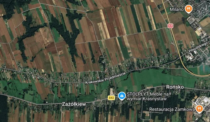 Działka budowlana Krasnystaw Krakowskie Przedmieście-Kolonia, ul. Bojarskiego