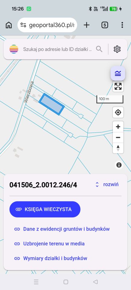 Działka rolno-budowlana Turzno, ul. Wierzbowa. Zdjęcie 3
