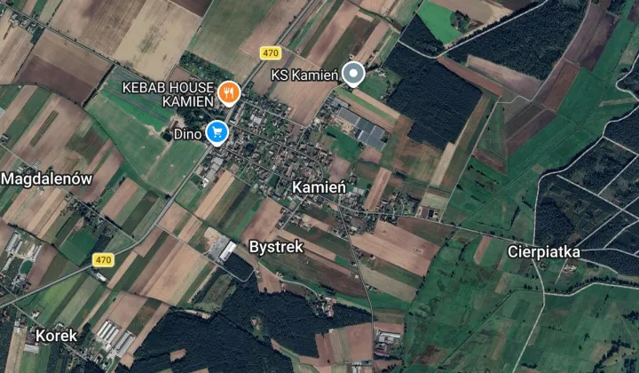 Działka budowlana Kamień