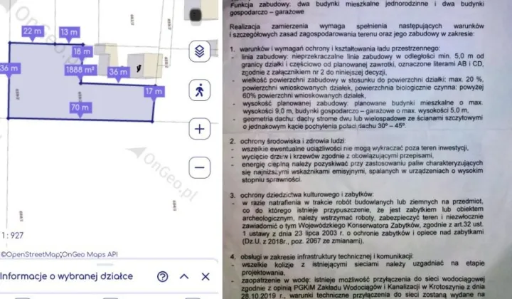 Działka budowlana Lutogniew, ul. Polna