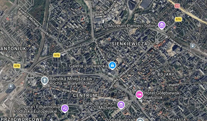 Mieszkanie 2-pokojowe Białystok Centrum, ul. Jurowiecka