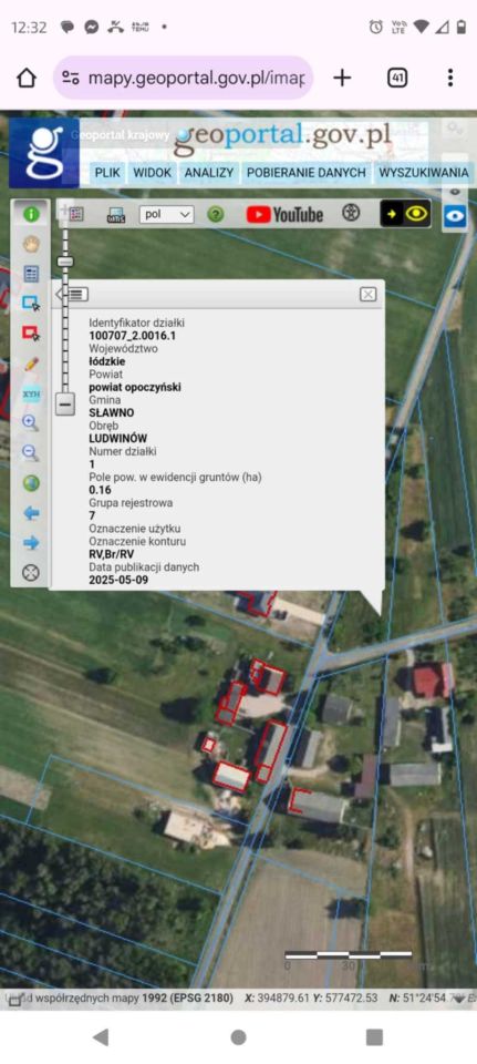 Działka rolno-budowlana Ludwinów. Zdjęcie 2