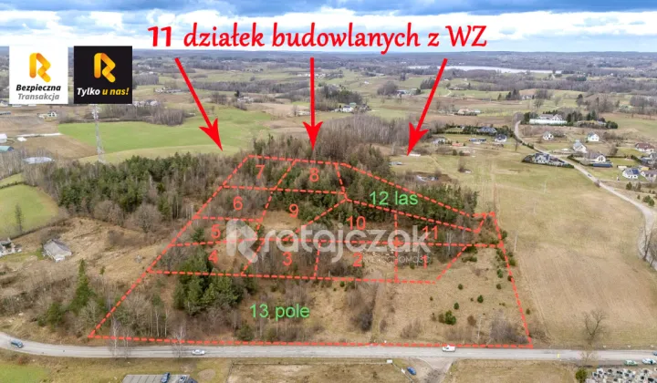 Działka budowlana Pomieczyno, ul. Kartuska