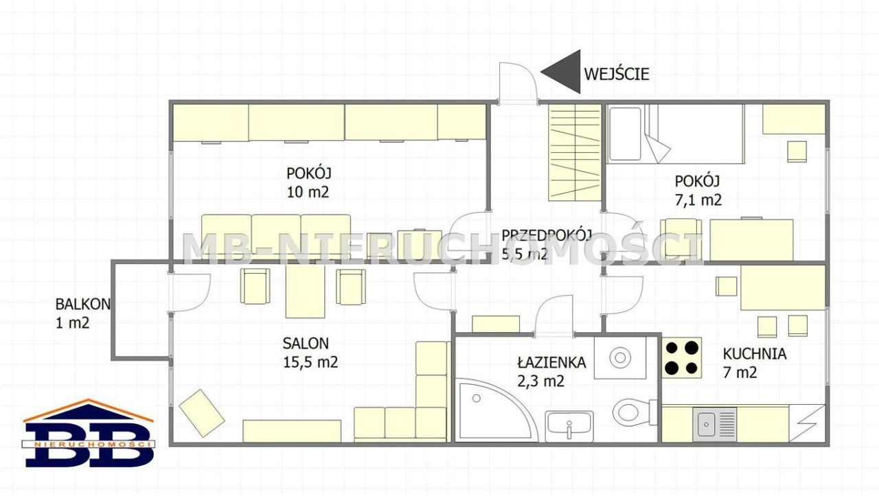 Mieszkanie 3-pokojowe Olsztyn. Zdjęcie 15