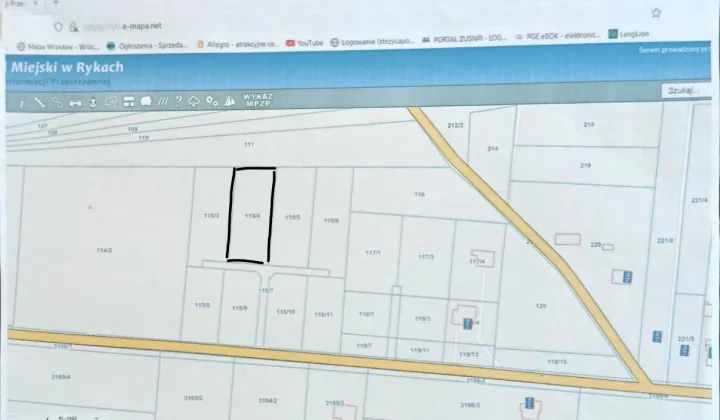 Działka budowlana Ryki, ul. Królewska