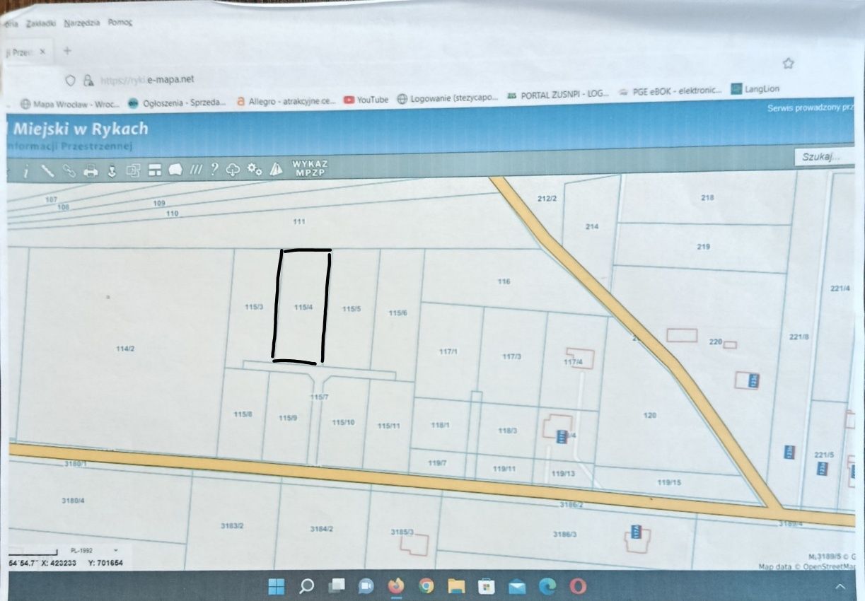 Działka budowlana Ryki, ul. Królewska. Zdjęcie 1