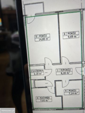 Mieszkanie 3-pokojowe Ostrołęka, ul. 11 Listopada. Zdjęcie 1