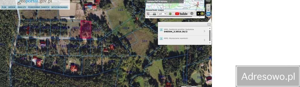 Działka siedliskowa Pruska Łąka