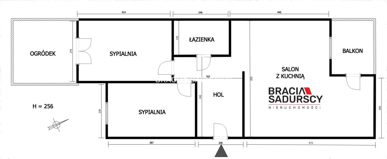 Mieszkanie 3-pokojowe Kraków Grzegórzki, ul. Grzegórzecka. Zdjęcie 21