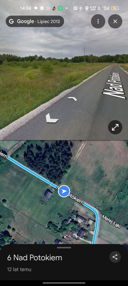 Działka rolno-budowlana Bolesławek, ul. Nad Potokiem. Zdjęcie 4