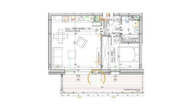 Mieszkanie 2-pokojowe Lublin Ponikwoda. Zdjęcie 9