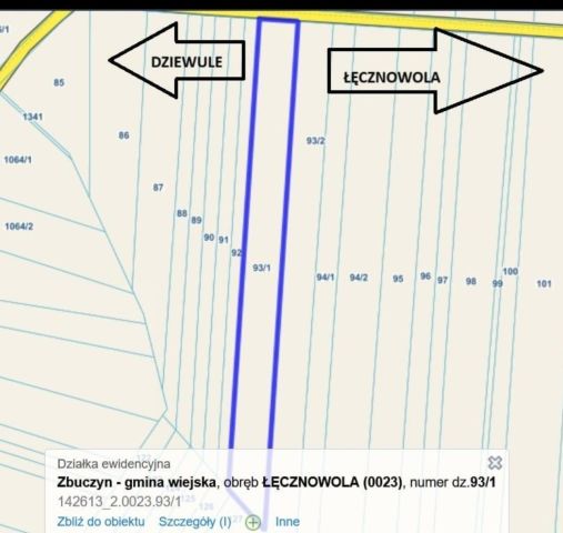 Działka rolna Łęcznowola. Zdjęcie 1