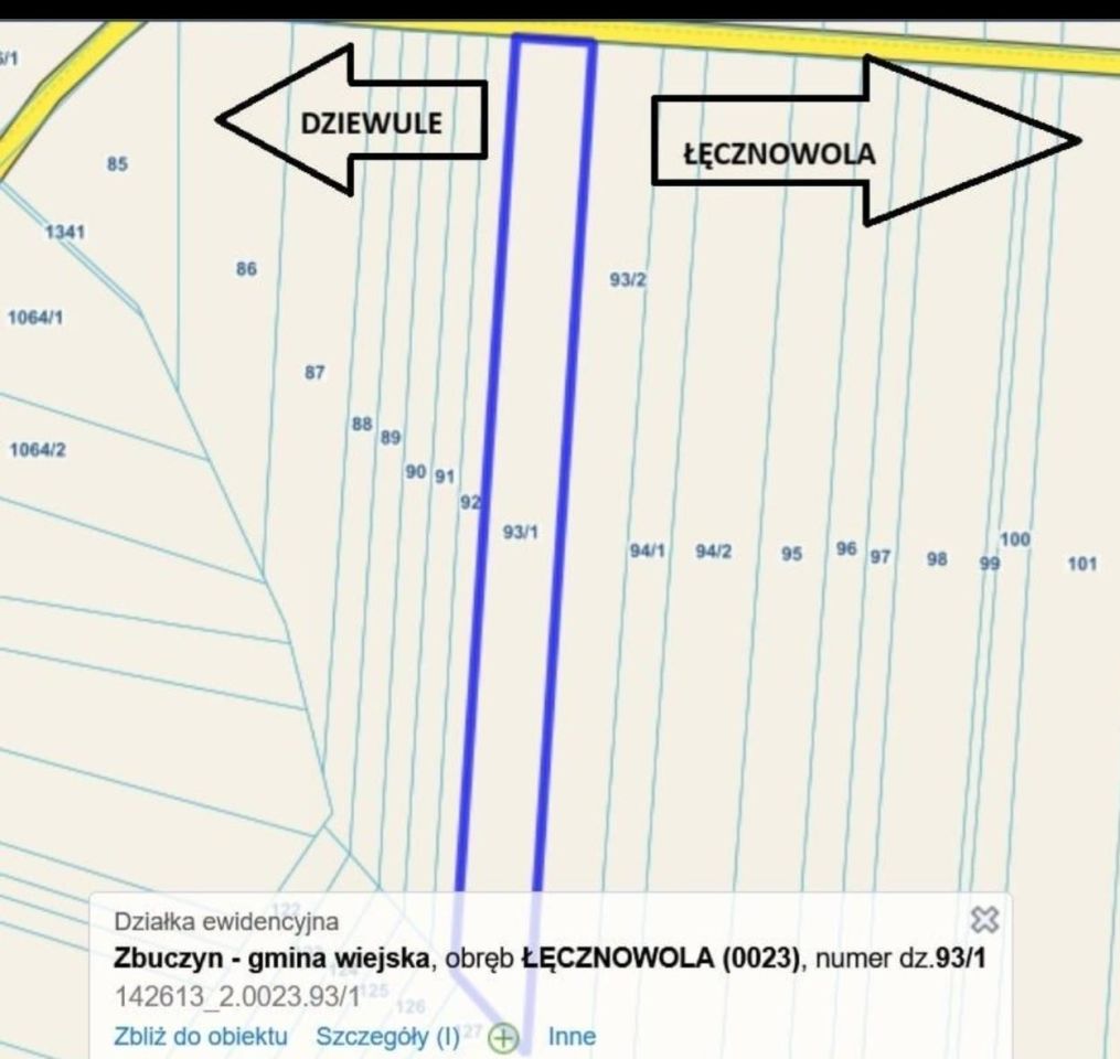 Działka rolna Łęcznowola. Zdjęcie 1