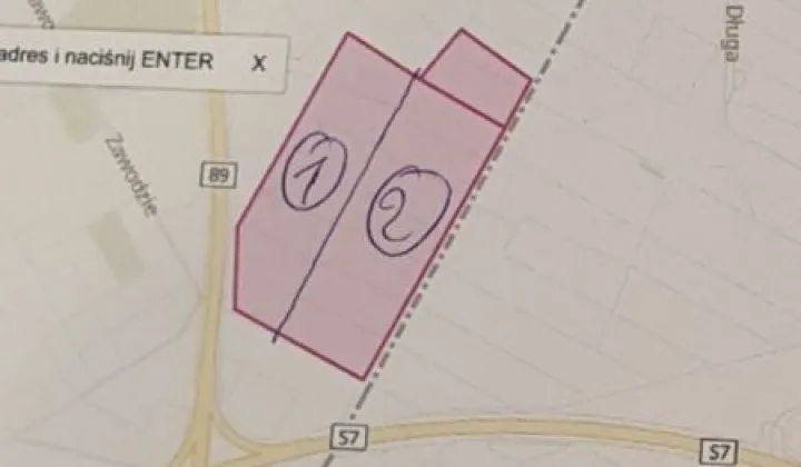 Działka rolna Gdańsk Rudniki, ul. Tama Pędzichowska