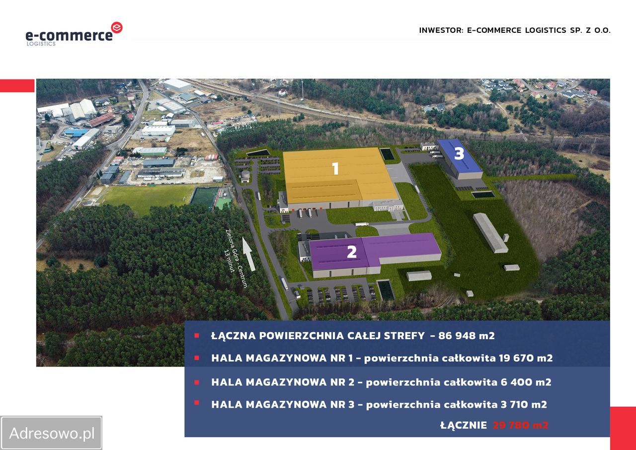 Działka inwestycyjna Zielona Góra Stary Kisielin, ul. Przemysłowa. Zdjęcie 12