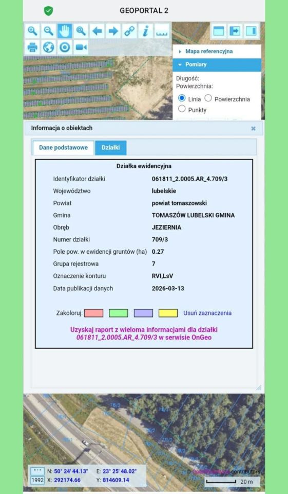 Działka rolna Jeziernia. Zdjęcie 7