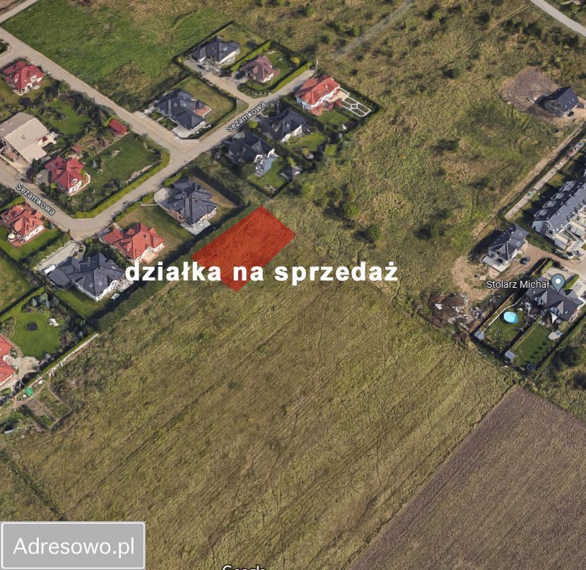 Działka budowlana Mierzyn, ul. Sezamkowa