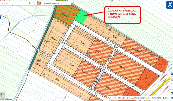 Działka budowlana Sokołów Małopolski