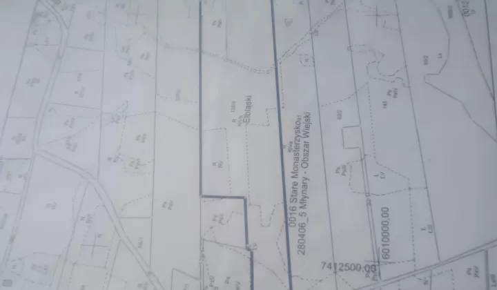 Działka rolna Nowe Monasterzysko