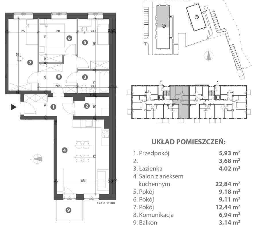 Mieszkanie 4-pokojowe Chełm. Zdjęcie 8