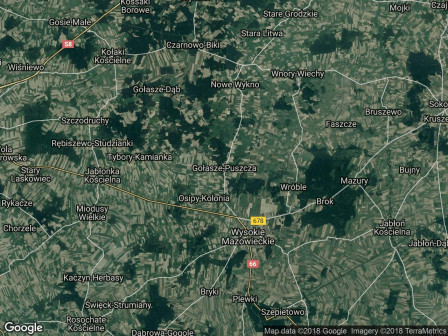Działka leśna Gołasze-Puszcza