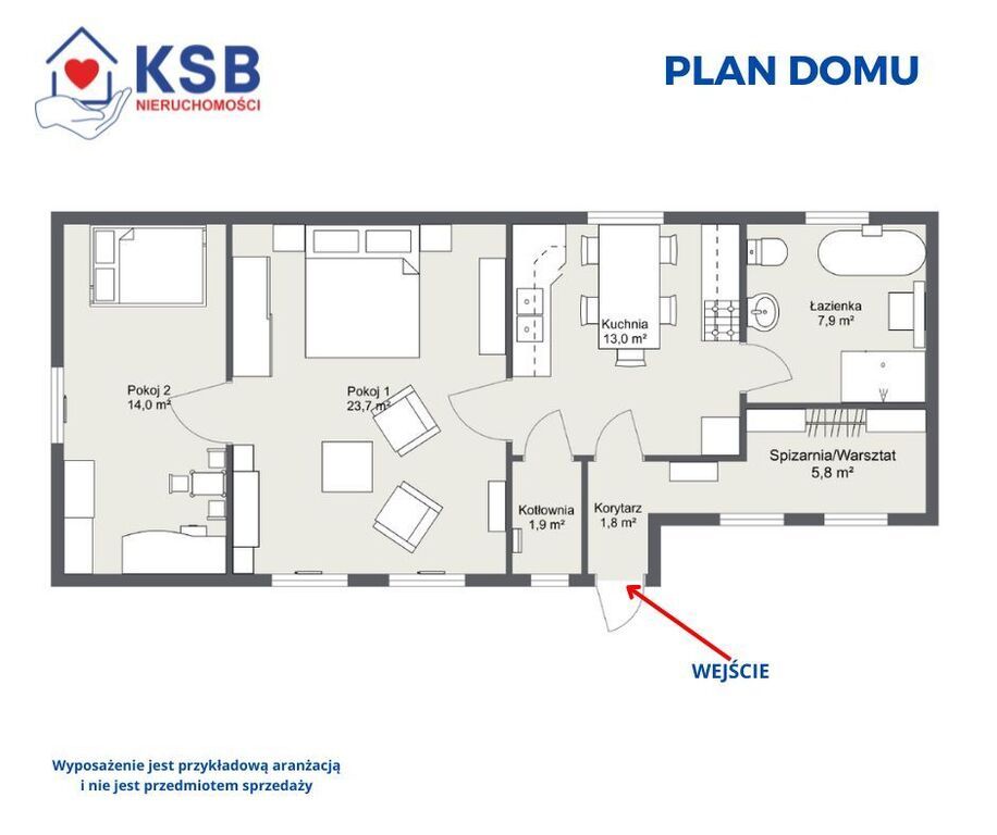 dom wolnostojący, 2 pokoje Ostrowiec Świętokrzyski, ul. Łączna. Zdjęcie 20