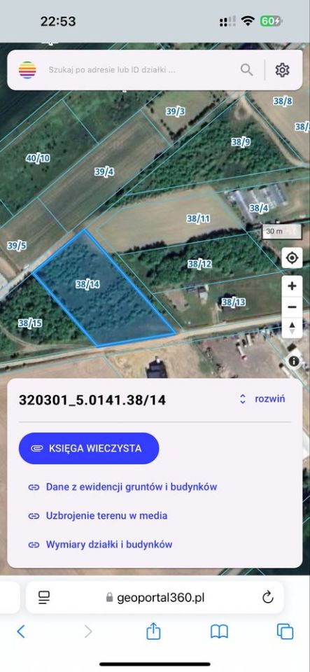 Działka rolna Niwka