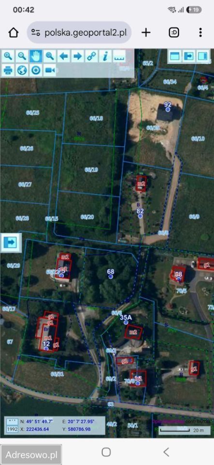 Działka budowlana Krzyworzeka. Zdjęcie 2