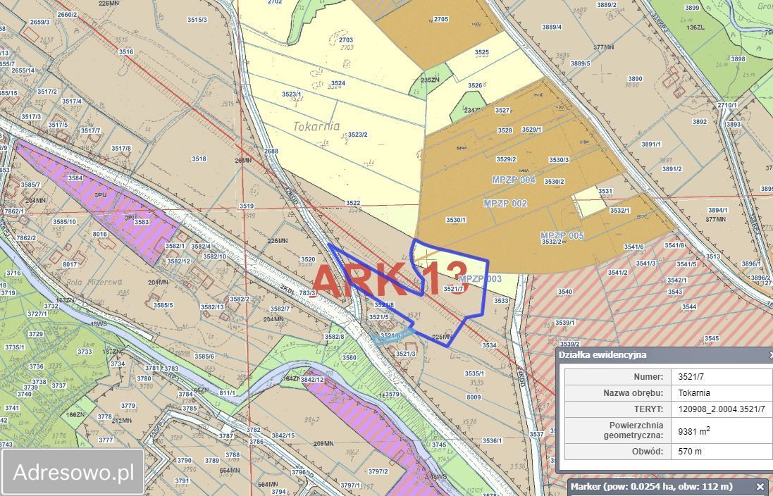 Działka rolno-budowlana Tokarnia. Zdjęcie 5