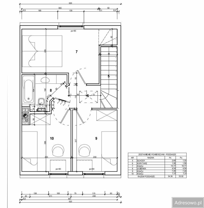 dom szeregowy Gajewo, ul. Bluszczowa. Zdjęcie 8