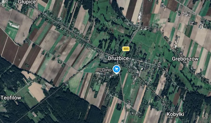 Działka budowlana Drużbice-Kolonia